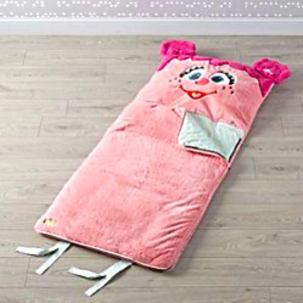 Land of Nod Sesame Street’s Abby Sleeping Bag NWT